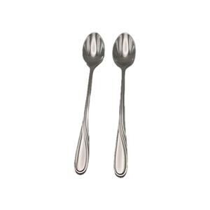 Lenox Summerville IceTea Spoons 2 Piece Set 18/10 Stainless Flatware Vietnam New